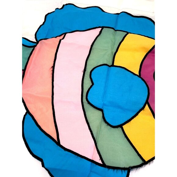 Tropical Fish Hanging Garden Flag Party Beach Pool Vacation Multicolor VTG READ - Picture 7 of 10